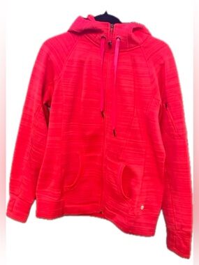 90 degress Zip-Up Sporty Colourful Athleisure Jacket in pink women’s size XL